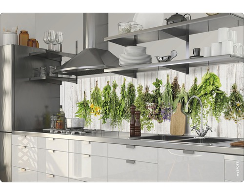 Keukenachterwand mySpotti Splash Hangende Kruiden 2800 x 600 mm SP-F2-1260