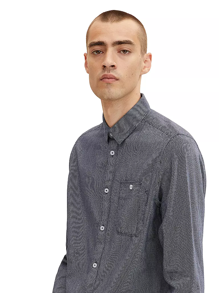 TOM TAILOR Hemd dunkelblau