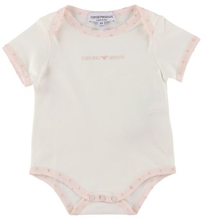 Emporio Armani Bodyer k/æ - 2-pak - Aquile Rosa/Hvid