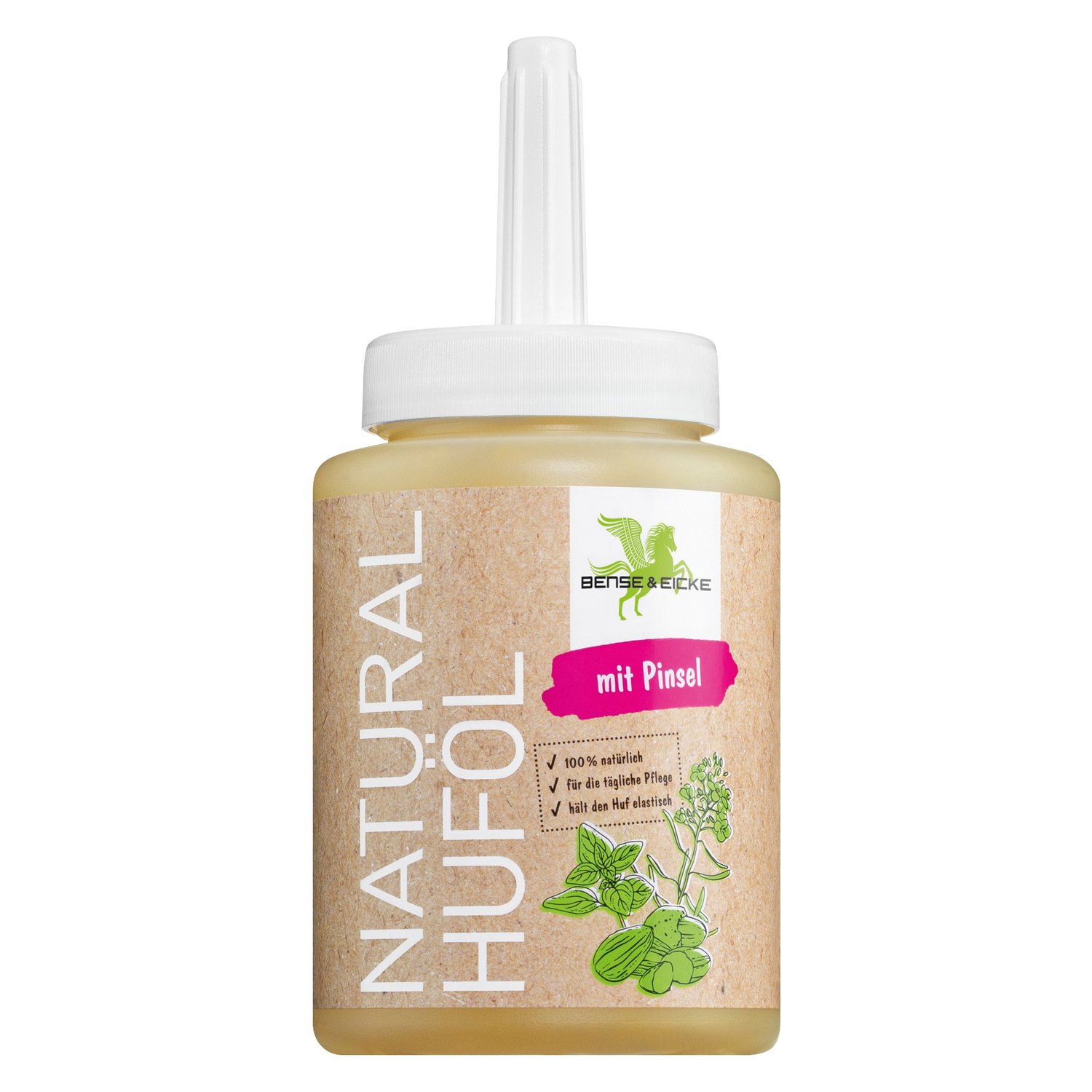 BENSE & EICKE Natural Huföl mit Pinsel  - 450 ml