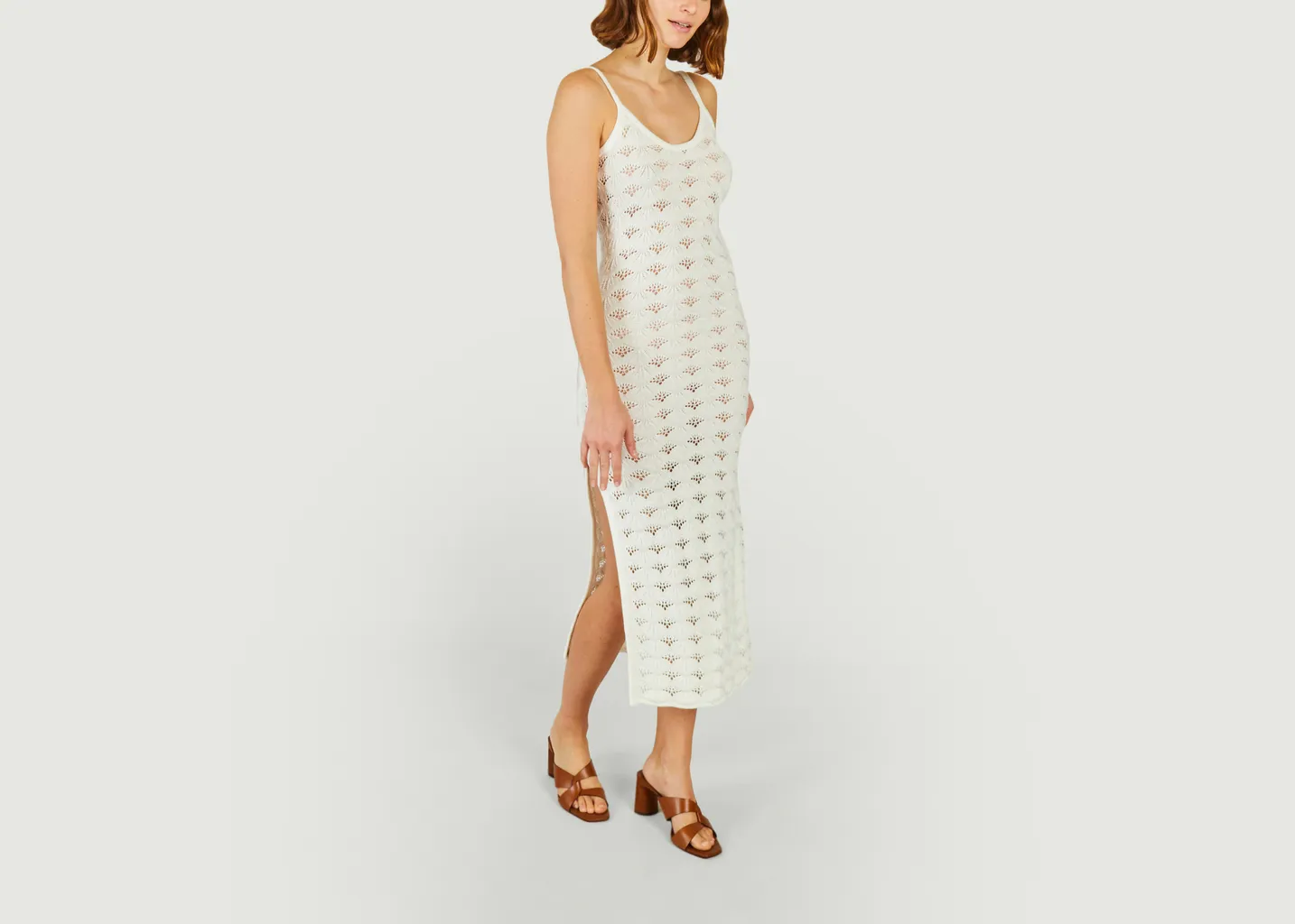 Robe midi en tricot Marketta Rhythm