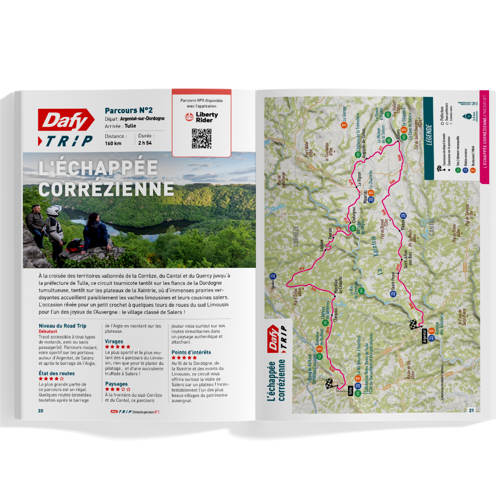 Dafy Moto - Roadbook Moto : Dafy Trip Limousin