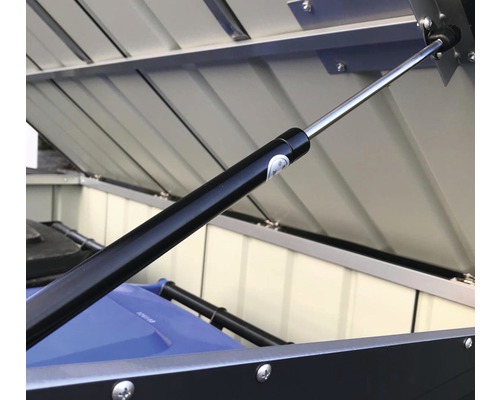 GLOBEL 7x3 bakken opbergbox, 233x95x132 cm, antraciet
