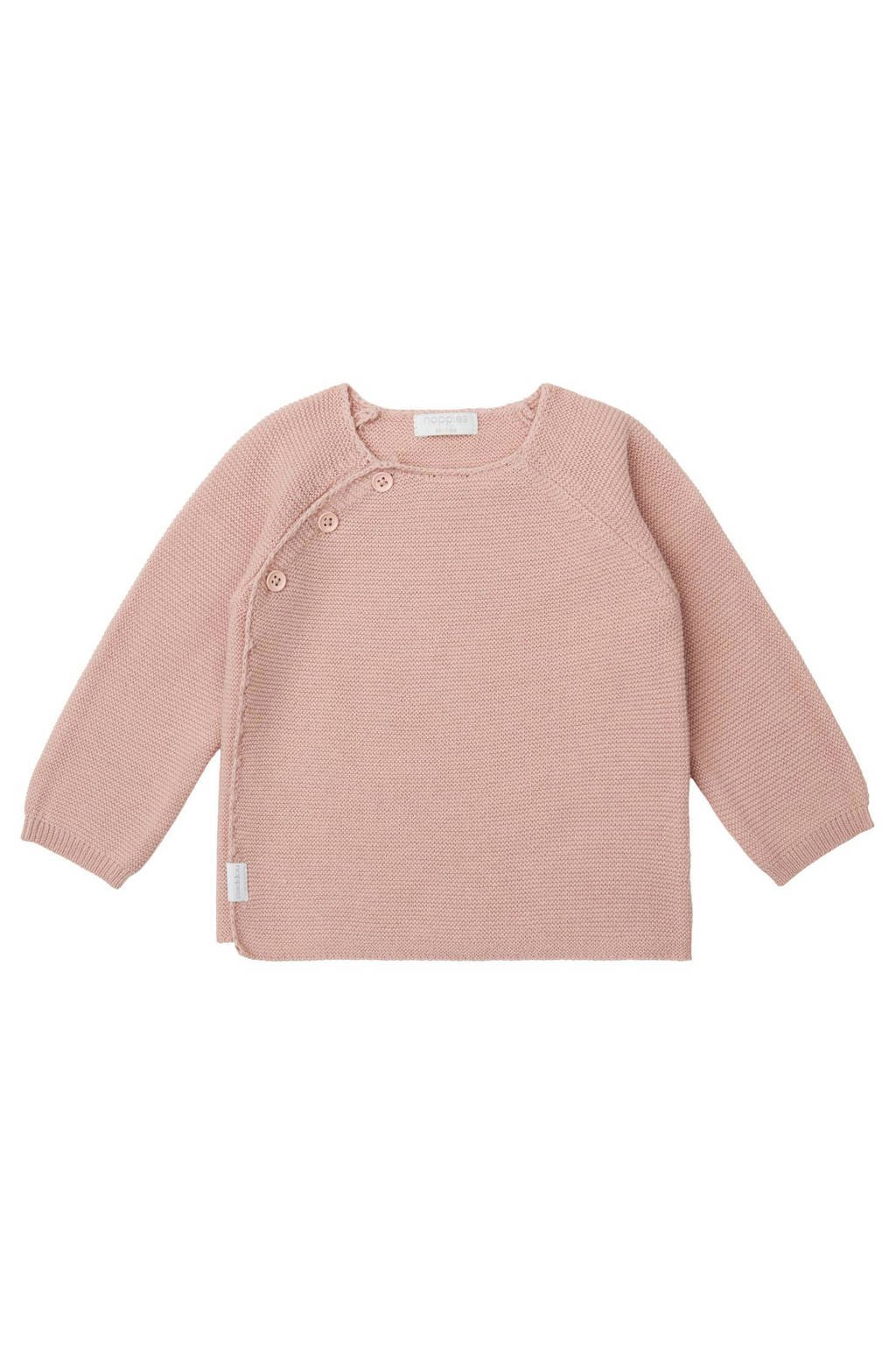 Noppies baby vest Pino van katoen oudroze