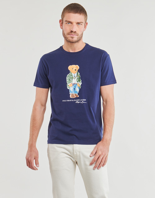 Polo Ralph Lauren - T-SHIRT POLO BEAR AJUSTE EN COTON Marino / Newport / Navy / Hrtg
