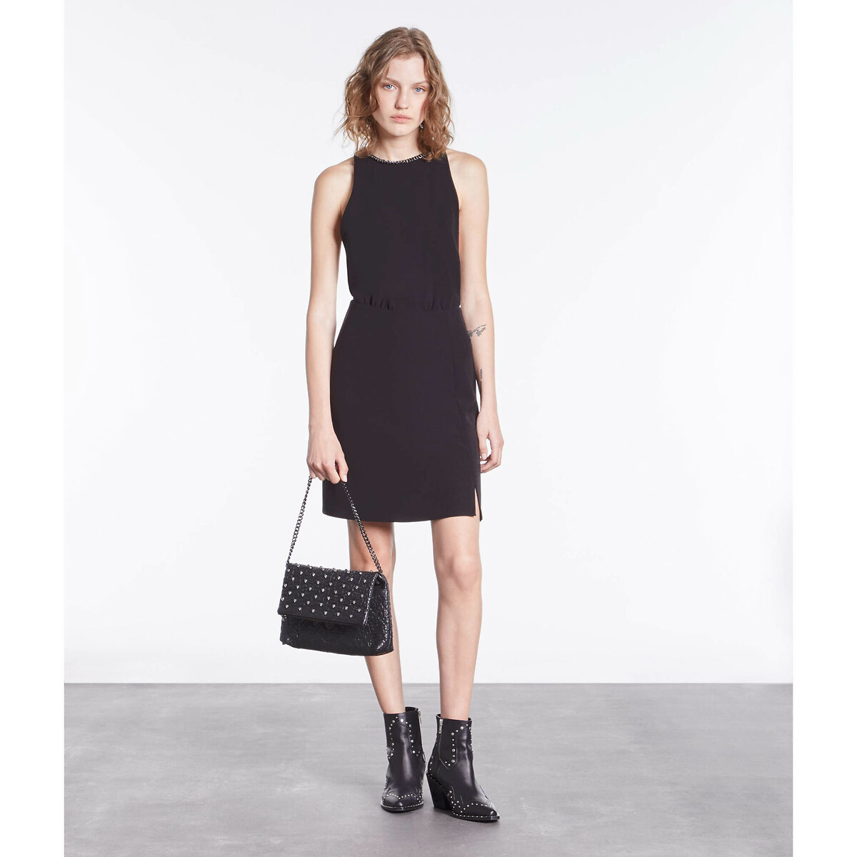 THE KOOPLES<br>Bolsa clutch em couro e tachas HERITAGE