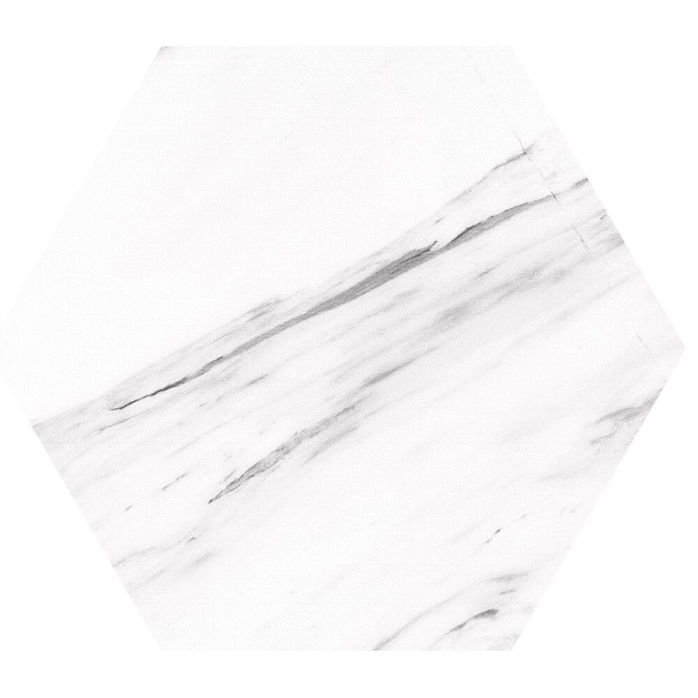 FLIS CODICER CARRARA HEXAGON HVIT 25X22CM 1,04M²/PK