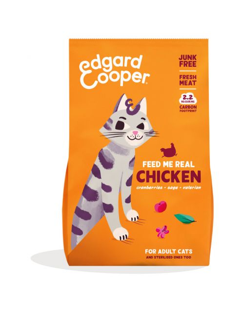 Edgard&Cooper Adult Kip - Kattenvoer
