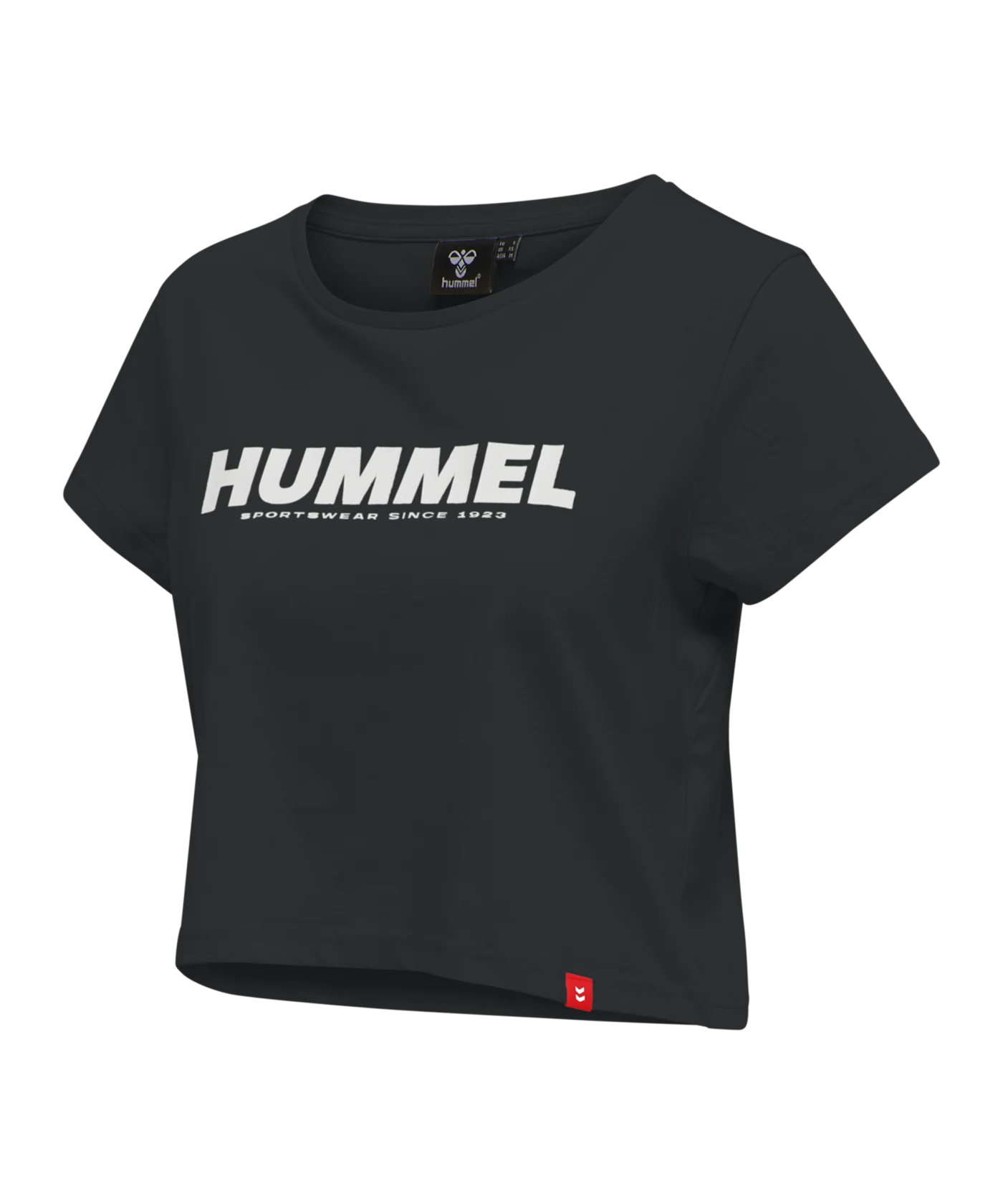 Hummel Legacy Cropped T-Shirt Damen Schwarz F2001