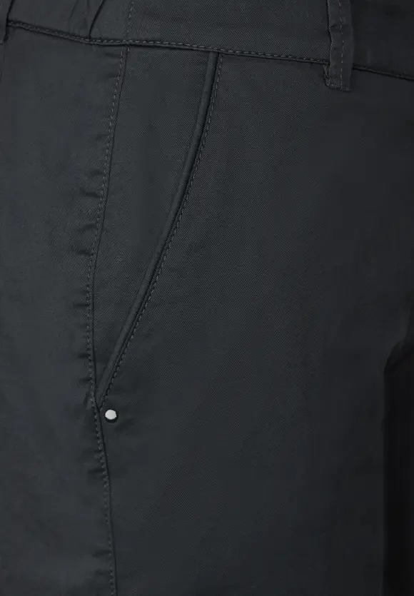 Casual Fit Chinohose - dark stone grey