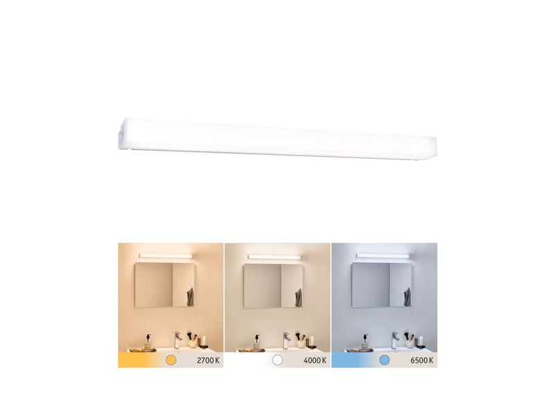 Paulmann Badezimmerleuchte LUNO 8 W, WhiteSwitch HomeSpa Badezimmerleuchte mit variabler Farbtemperatur