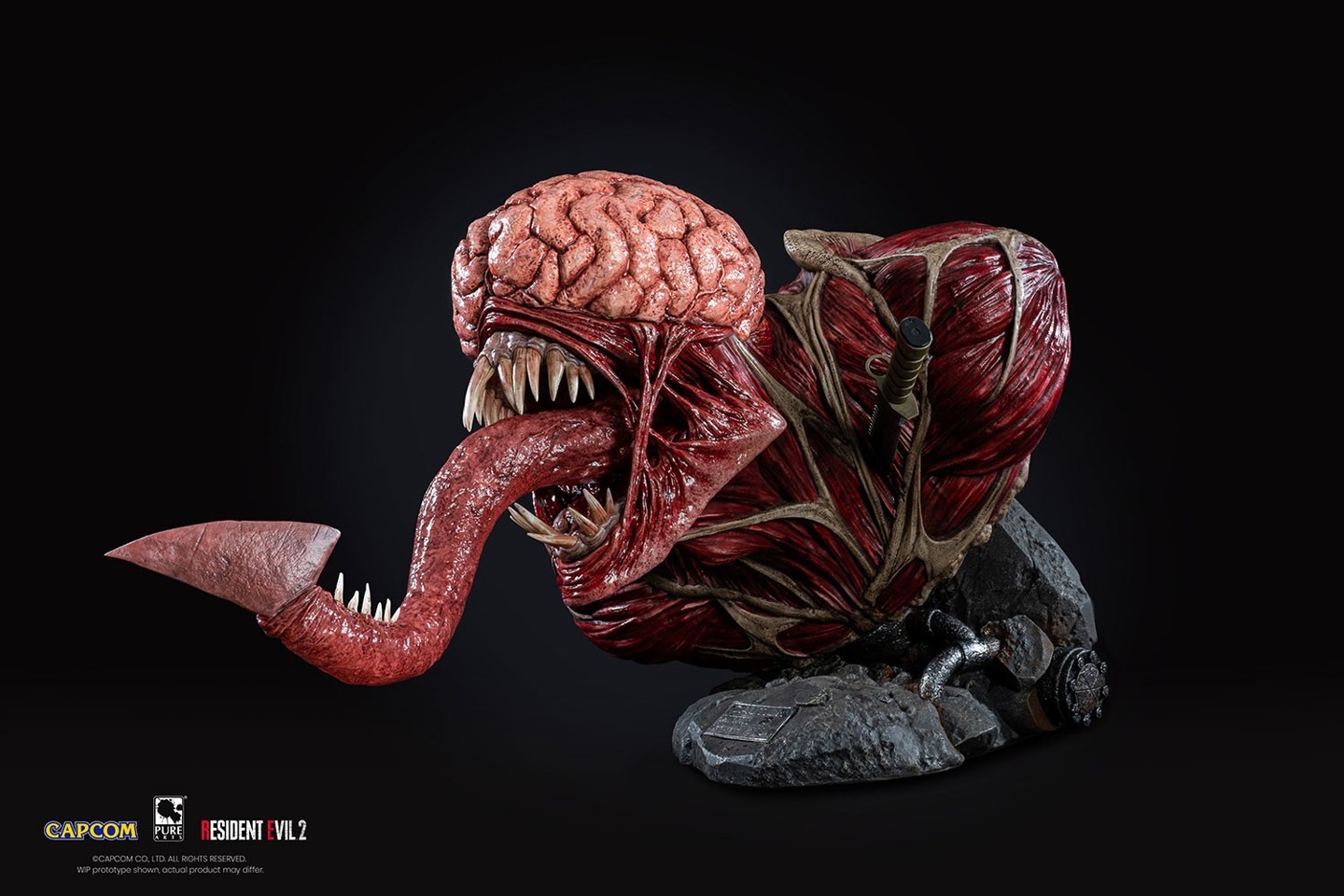 PureArts - Resident Evil 2 -Licker 1:1 Bust RESIN Statue