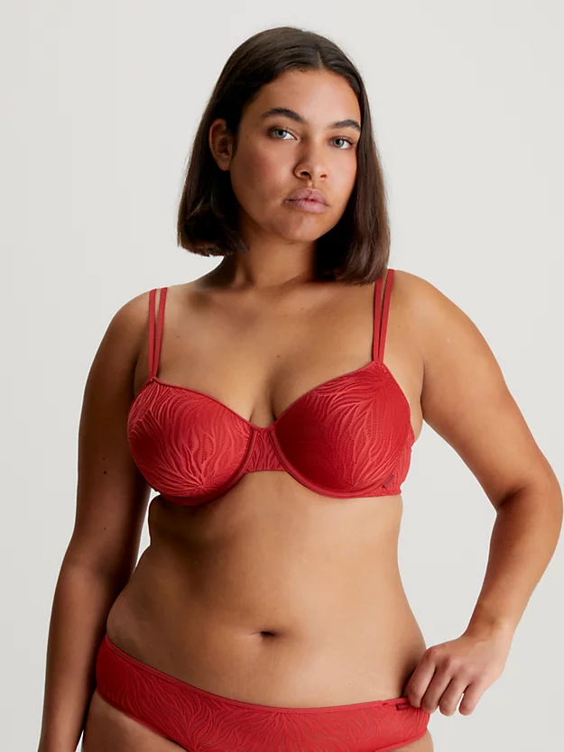 Sutiã camiseta Demi - Marquisette transparente