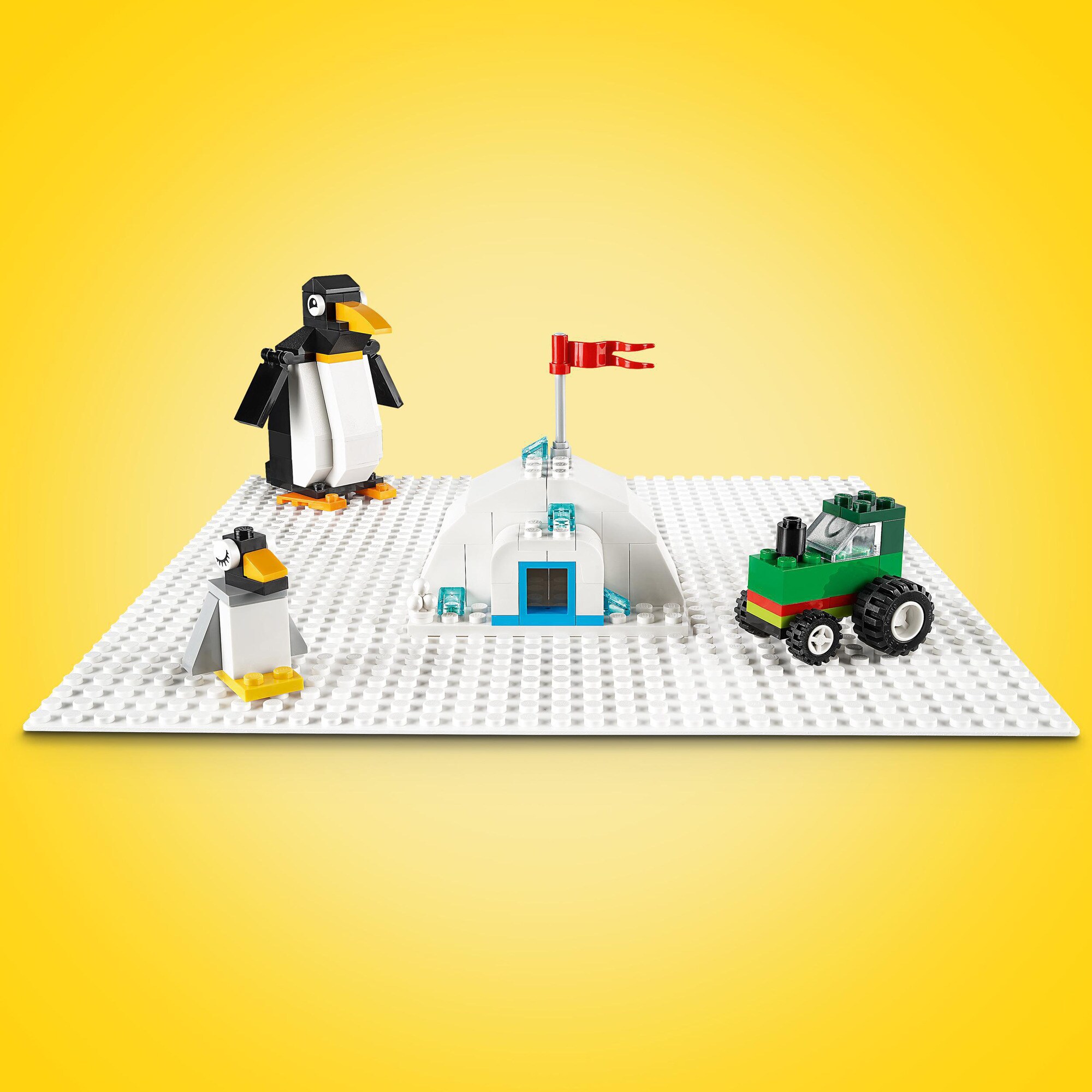 LEGO Konstruktionsspielzeug Classic Weiße Bauplatte