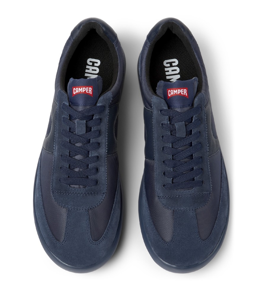 Tênis de couro Camper Pelotas XLF Azul Marinho