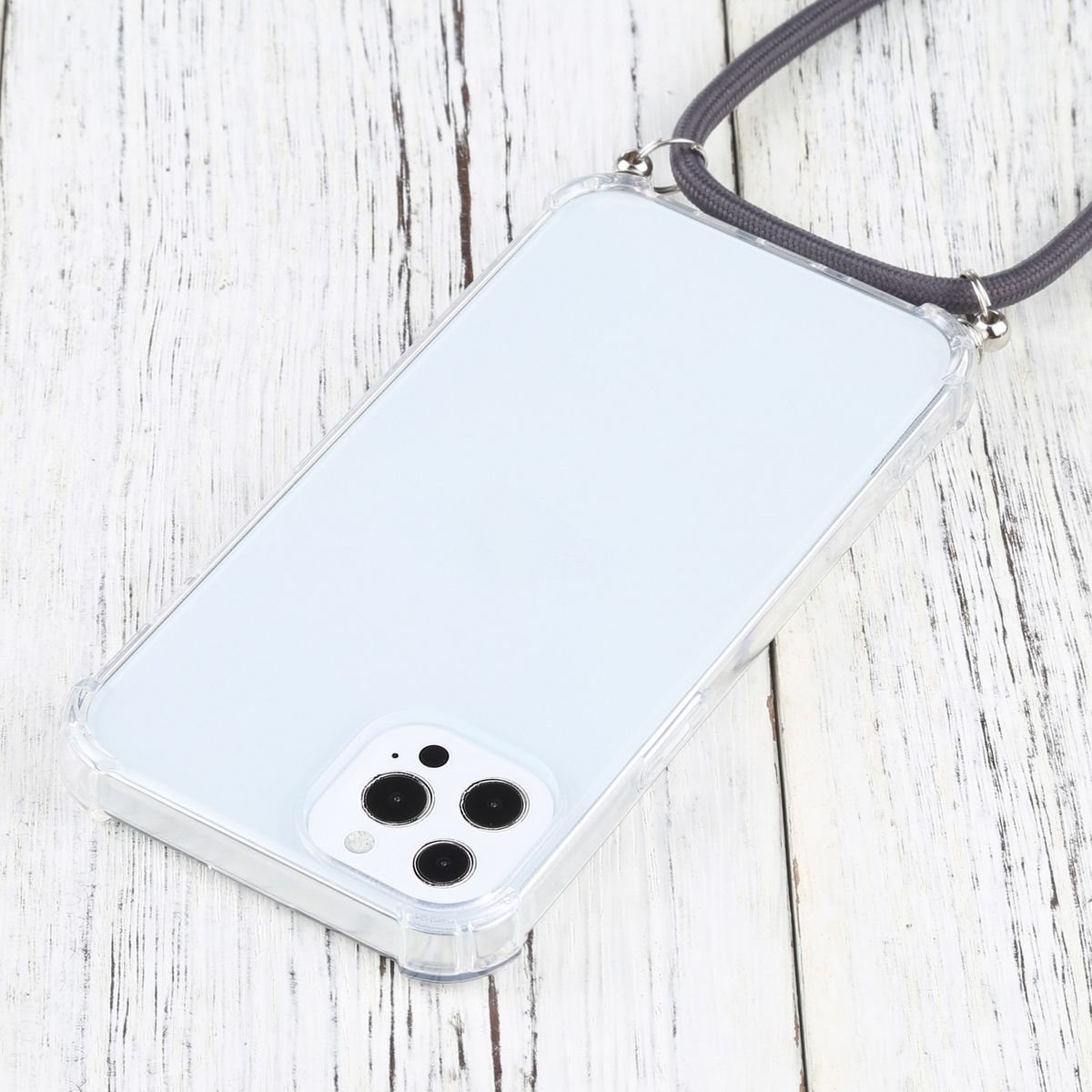 Hülle Handy Schutz für Apple iPhone 13 Pro Max Case Cover Tasche Etuis Grau Neu