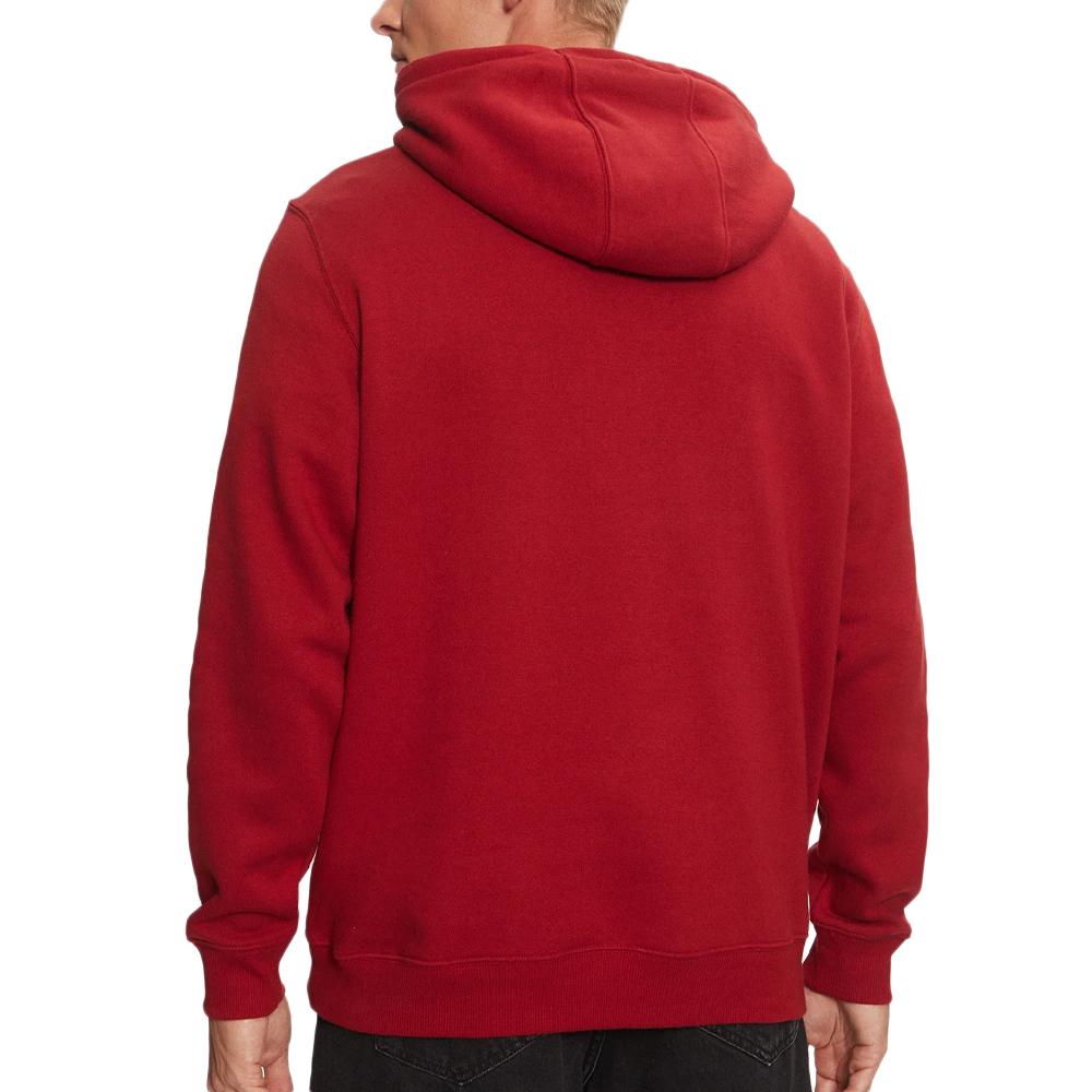 Tommy Hilfiger Sweat à Capuche Bordeaux Homme Tommy Hilfiger Flag Hoodi
