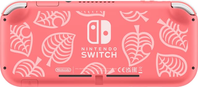 Nintendo Switch Lite spillekonsol (Koral med Animal Crossing)