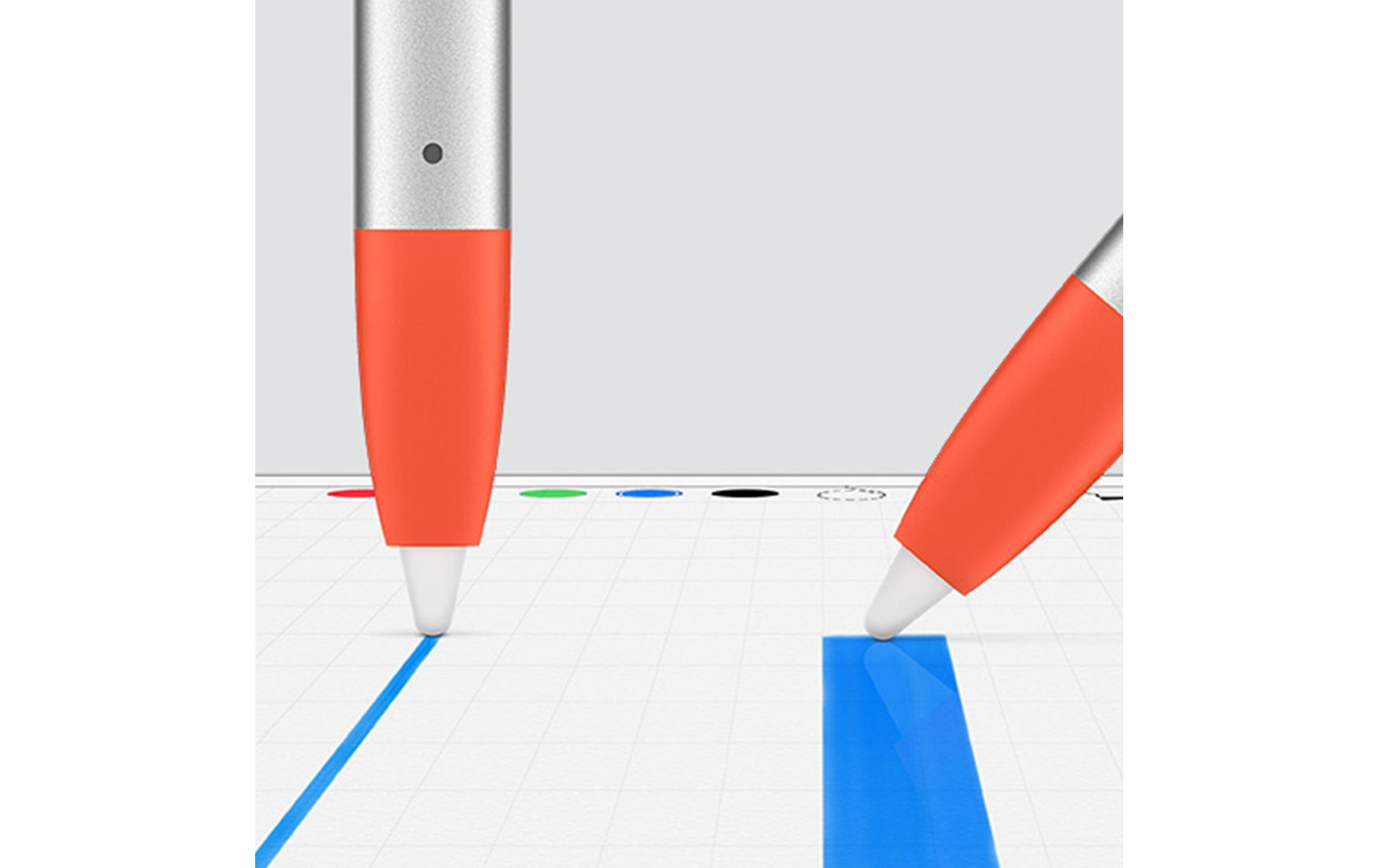 Eingabestift Crayon Grau/OrangeKinderfreundlicher Kreativ-Eingabestift für das Apple iPad