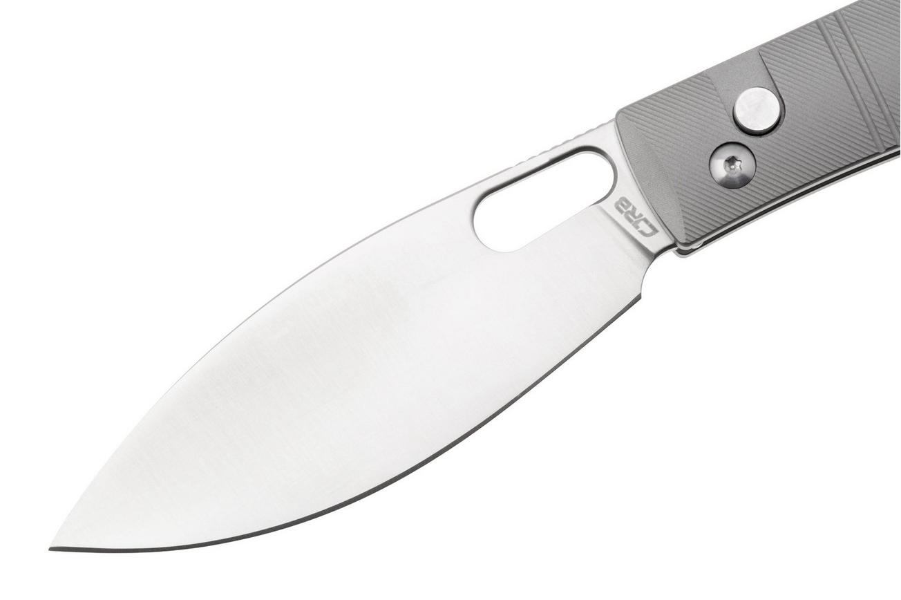 CJRB Sasaya J1959G-GY Satin S35VN, Milled Titanium, zakmes