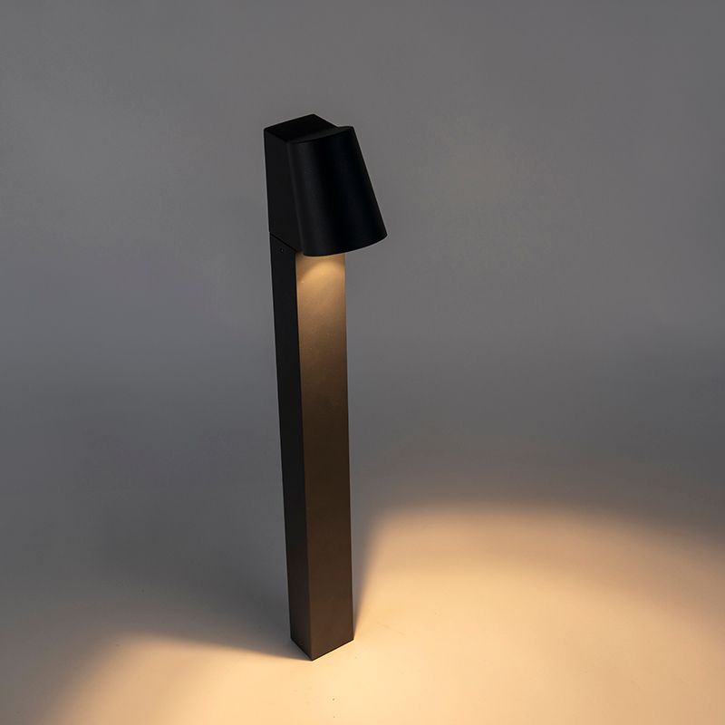 Buitenlamp donkergrijs met grondpin en kabelmof 60cm incl. LED IP44 - Uma