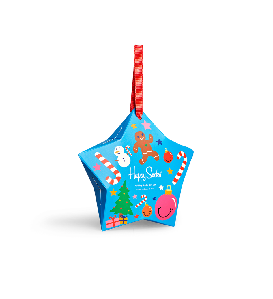 Happy Socks Kids 2-Pack Holiday Socks Gift Socken in Mehrfarbig