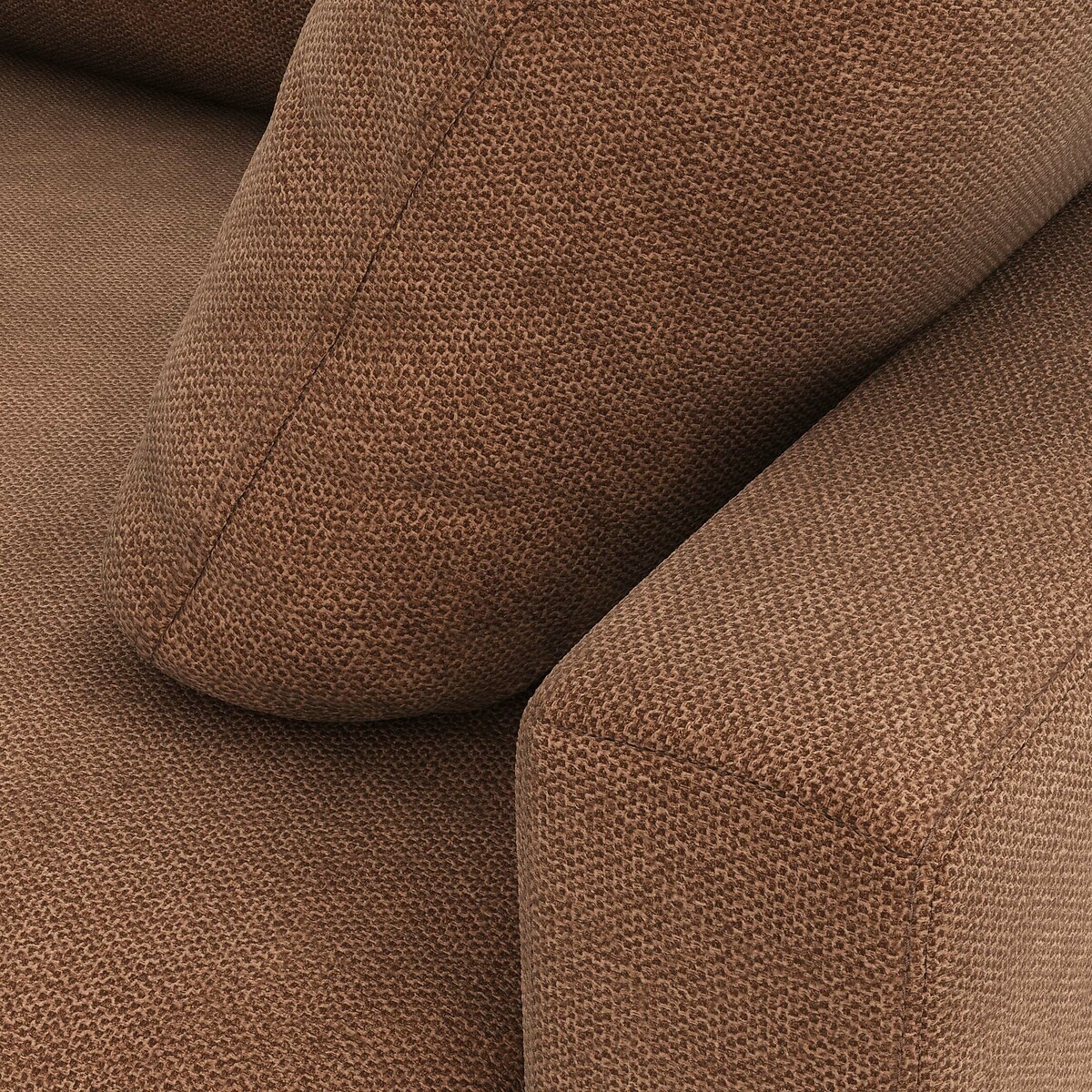 LA REDOUTE INTERIEURS<br>Sofá-cama de canto, tecido texturizado, espuma, Timor