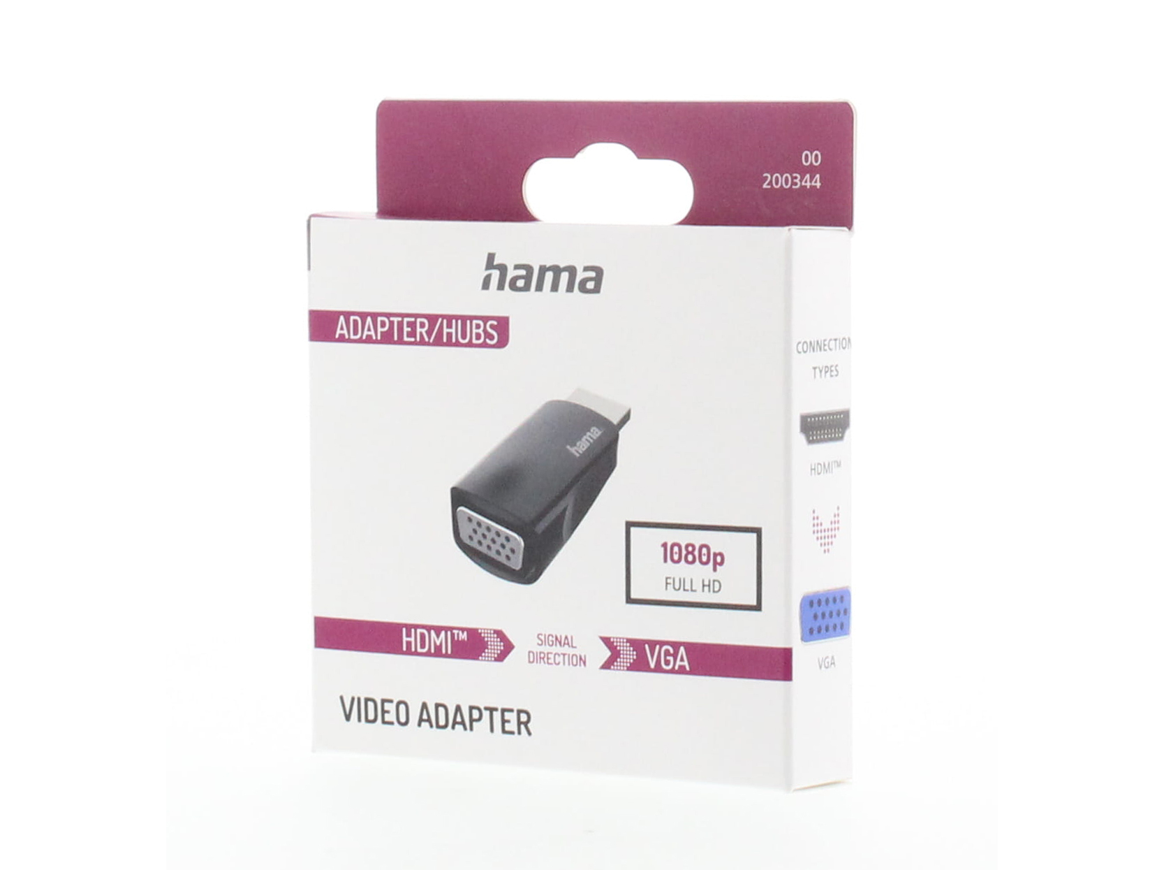 ADAPTADOR HAMA 00200344 HDMI VGA FULL HD