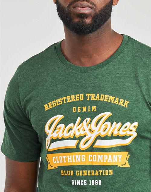 Jack & Jones - JJELOGO TEE SS O-NECK 2 COL SS24 SN - Vert