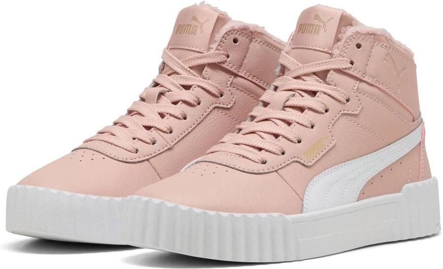 Puma Carina 3.0 Mid WTR sneakers lichtroze wit