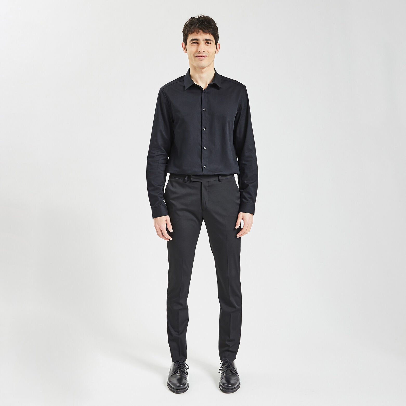 Pantalon de costume slim Noir
