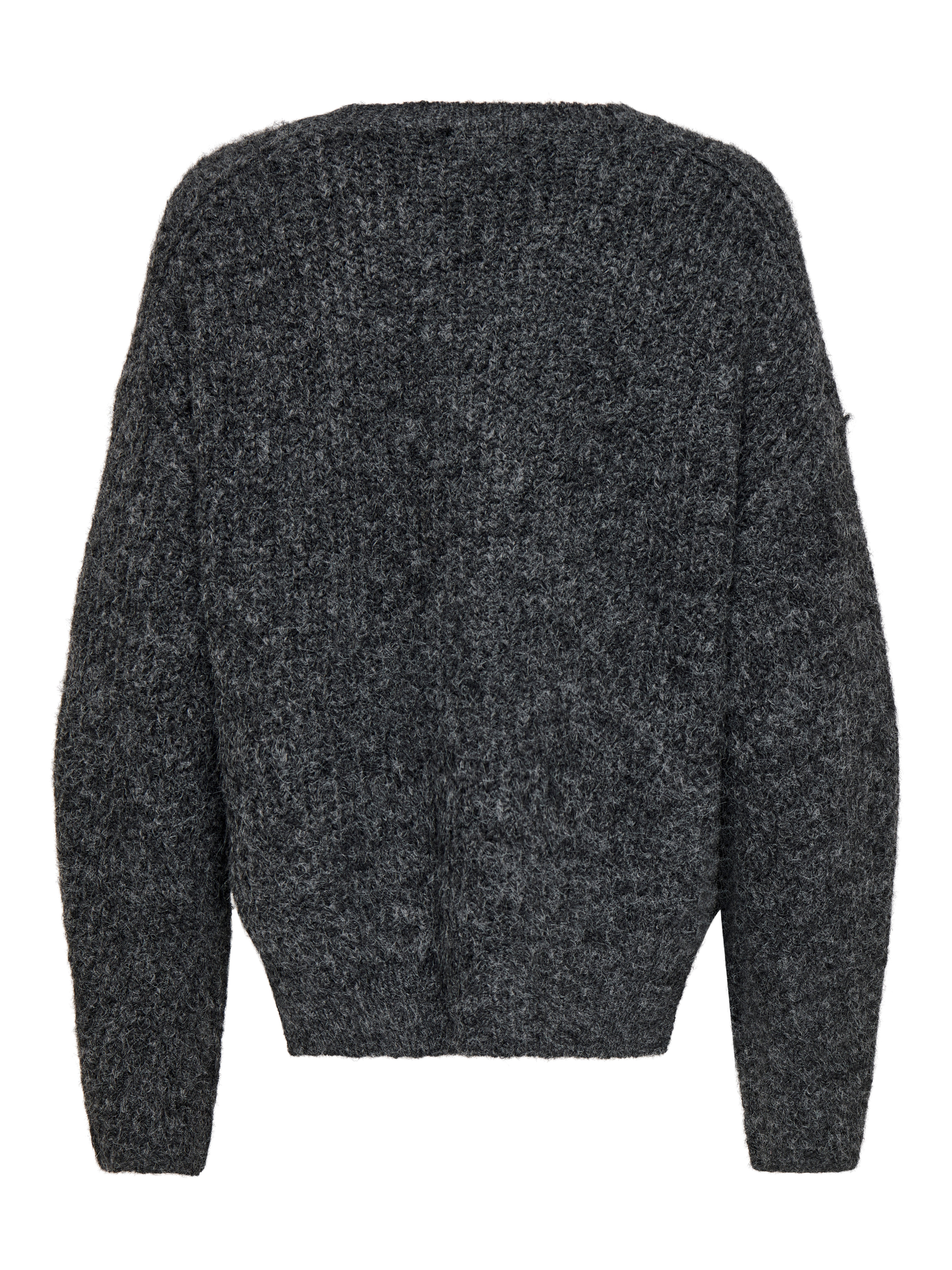 ONLMOON Strickpullover Dark Grey Melange