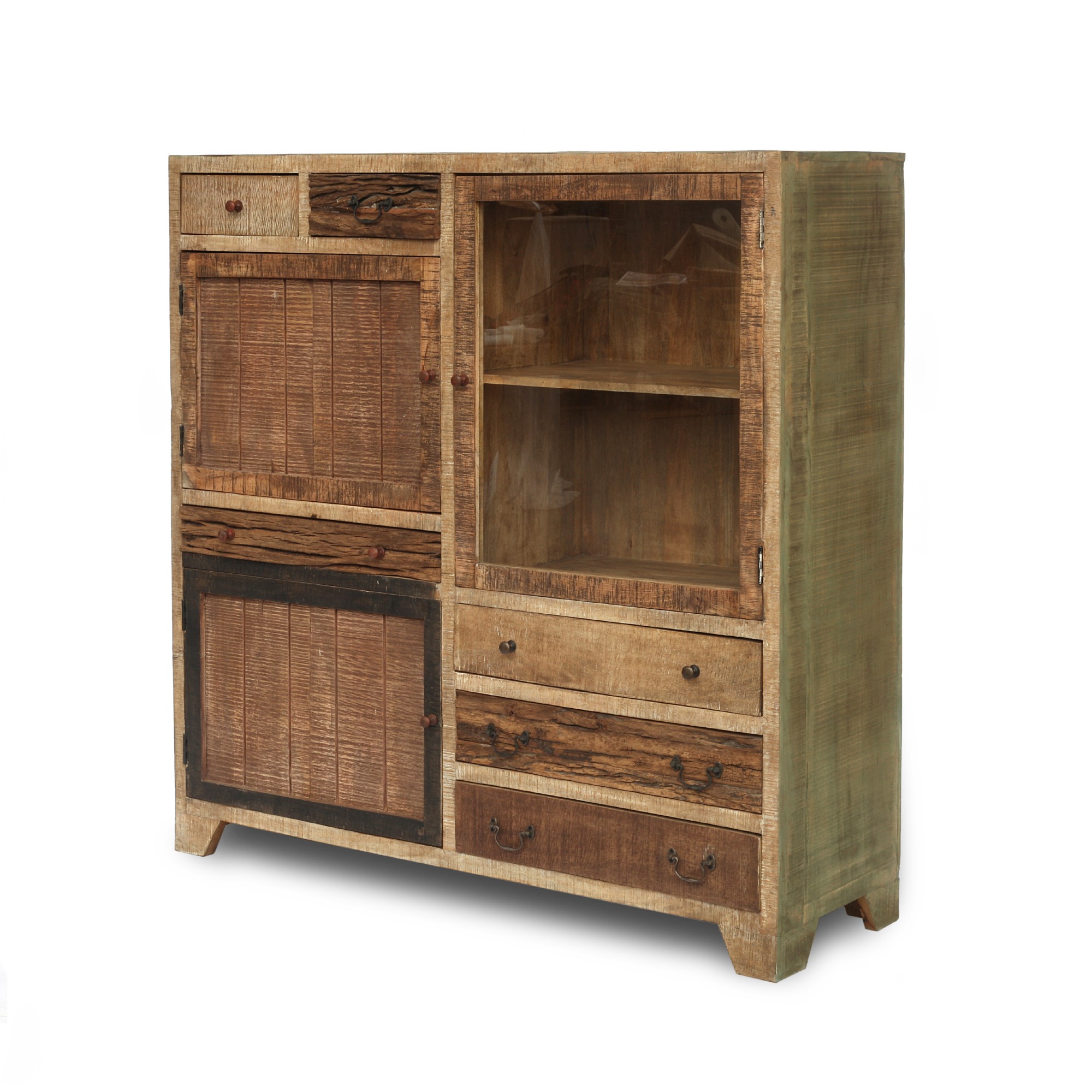 Highboard 'Codol', natur, B 149 cm, H 148 cm, T 40 cm von fischer's lagerhaus