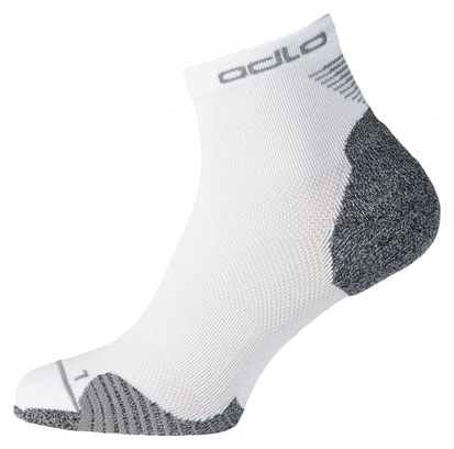 Chaussettes running Odlo Ceramicool Quater - Blanc