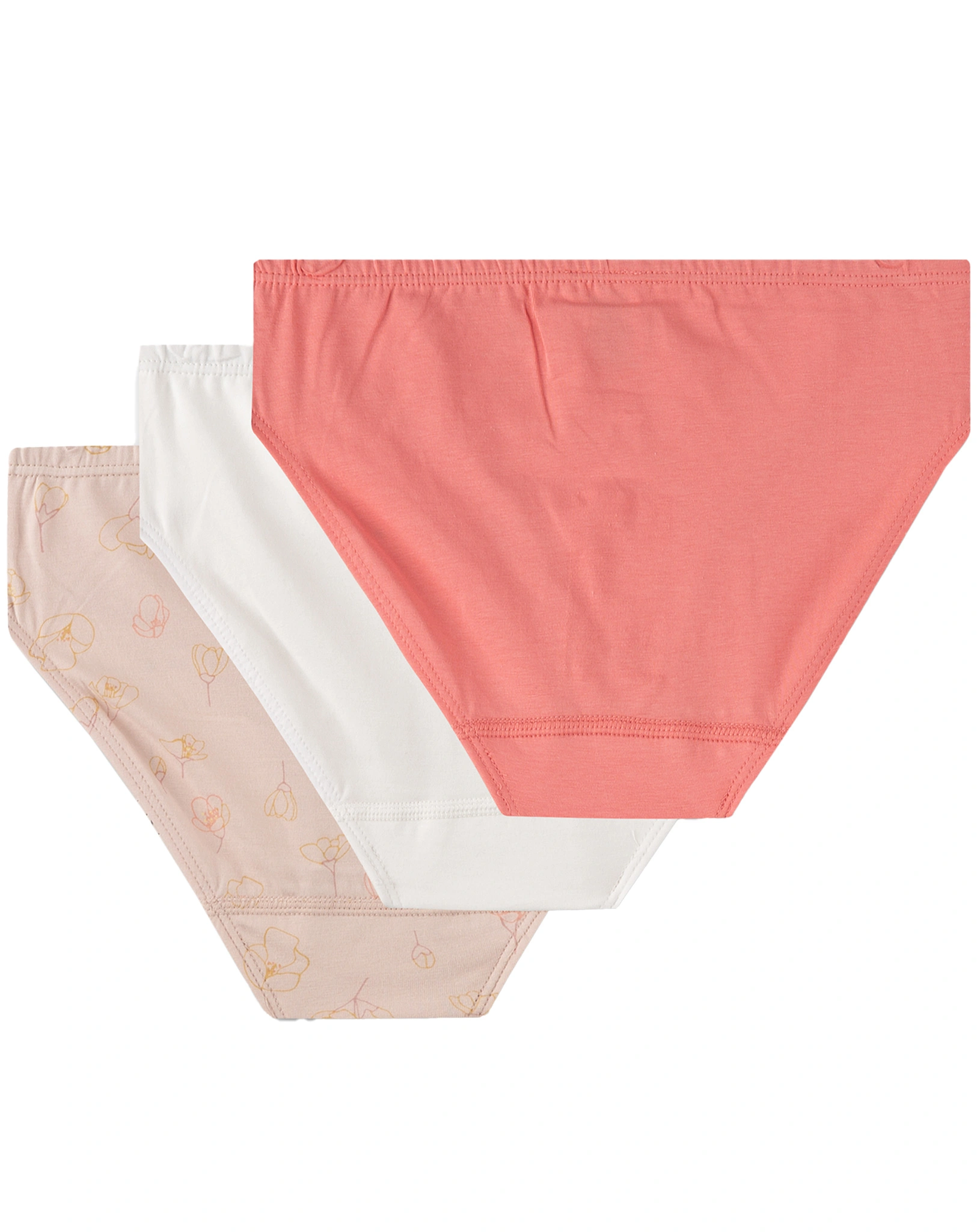 Hipster RIO FLOWERS 3er Pack in hush violett
