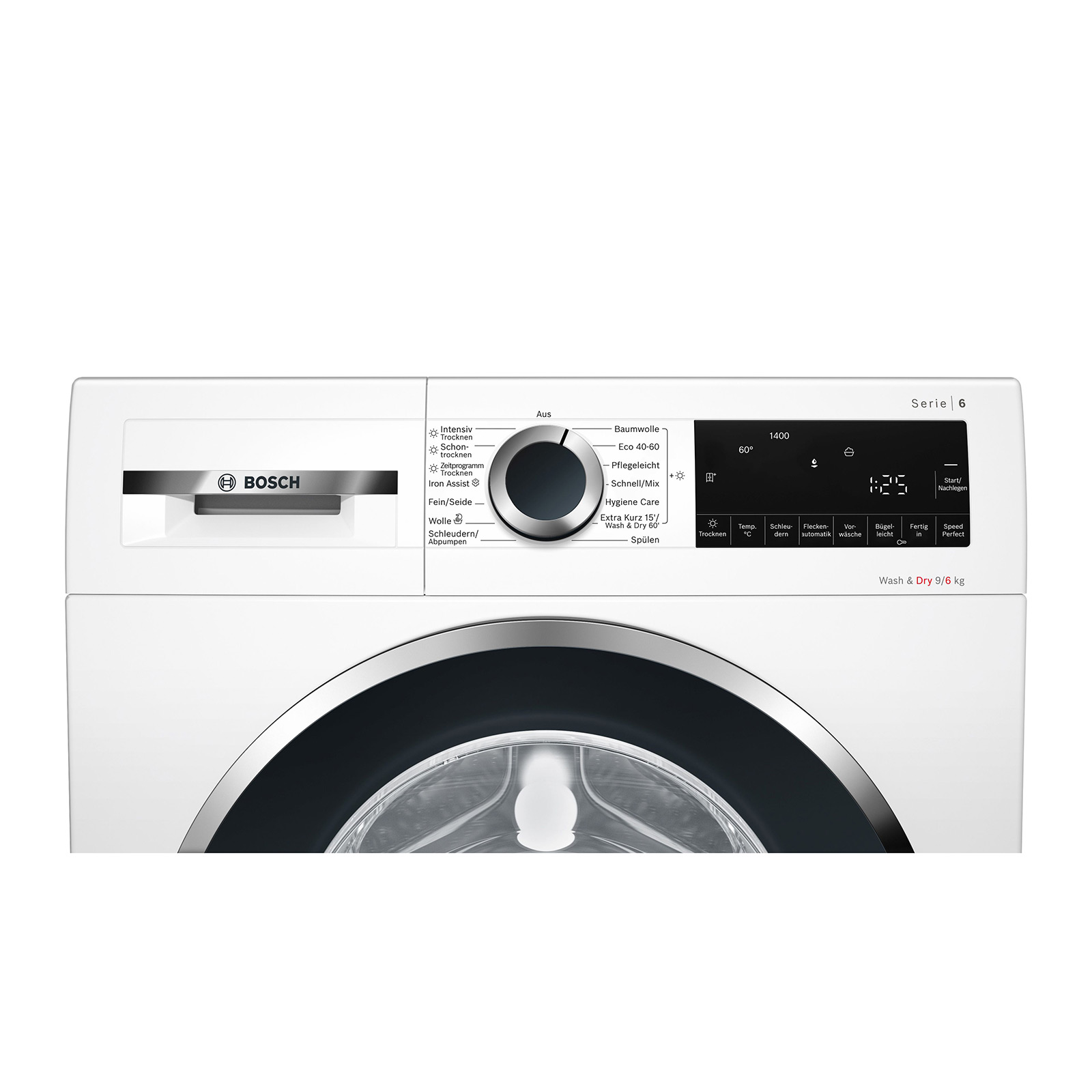 BOSCH Waschtrockner WNG24440 - weiß - 9 kg - E