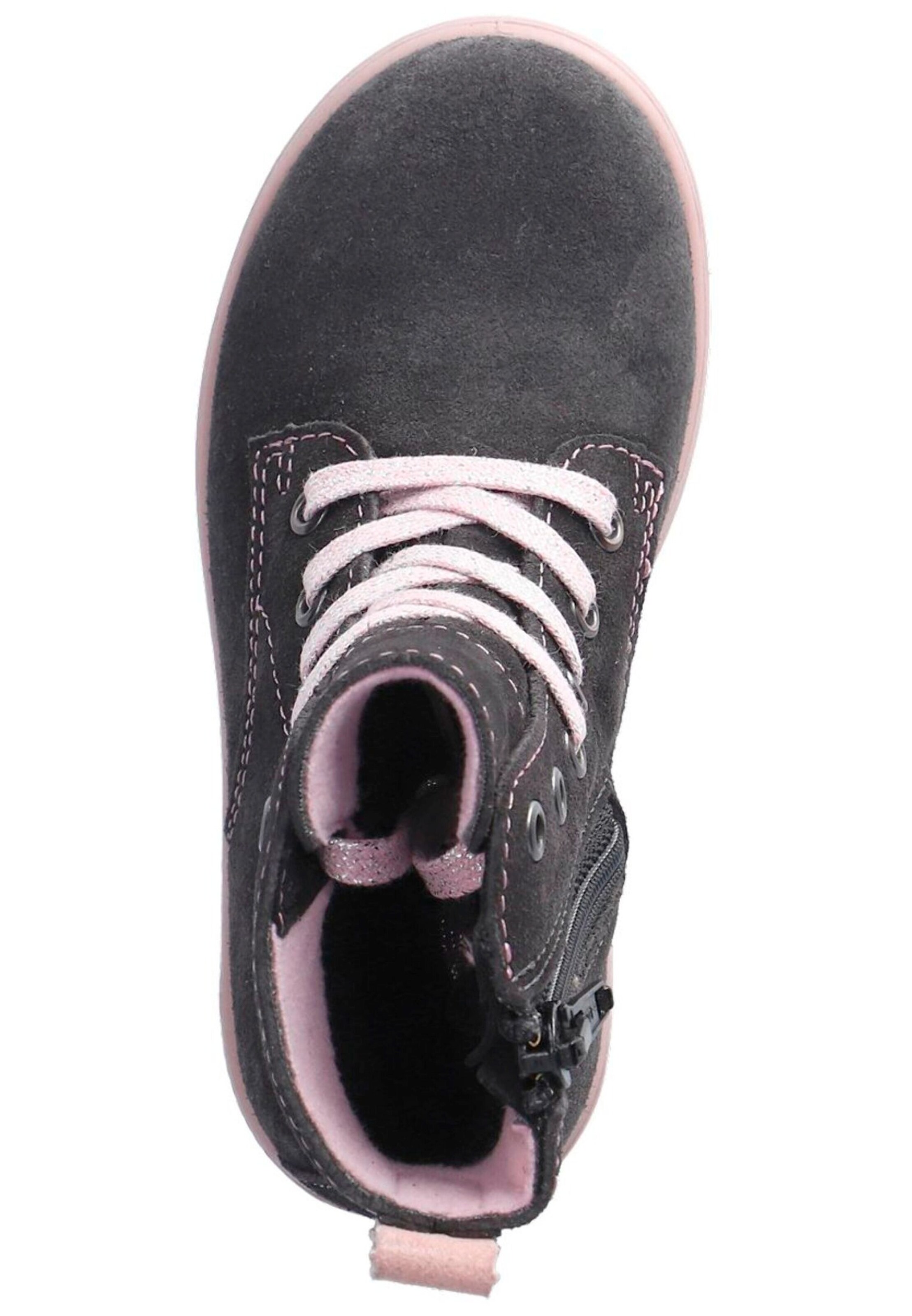 RICOSTA Stiefelette Grau/Rosa