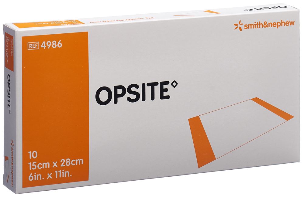 OPSITE Inzisionsfolien 28x15cm 10 Stk