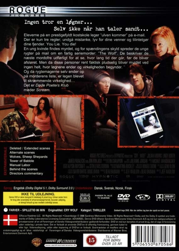 Cry Wolf - DVD