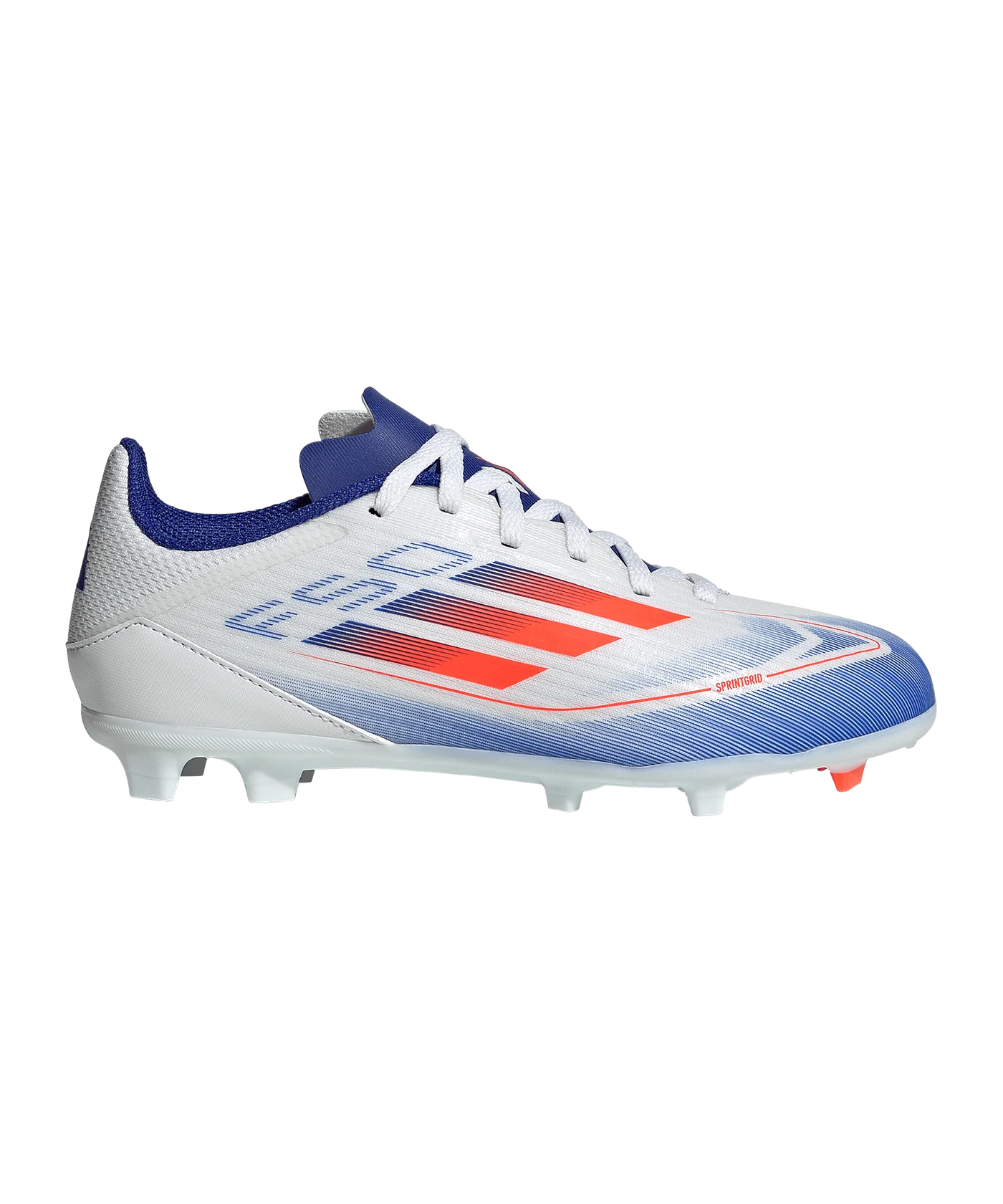 adidas F50 League FG/MG Advancement Kids Weiss Rot