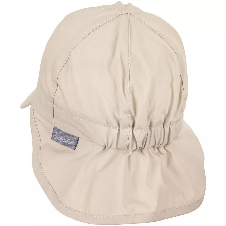 Sterntaler Schirmmütze mit Nackenschutz beige