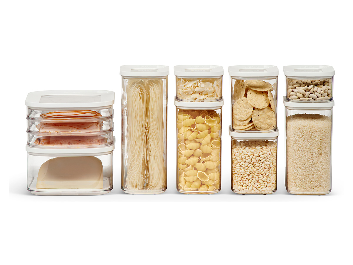 Mepal Modula 9-delige Set rechthoekige bewaardozen - White