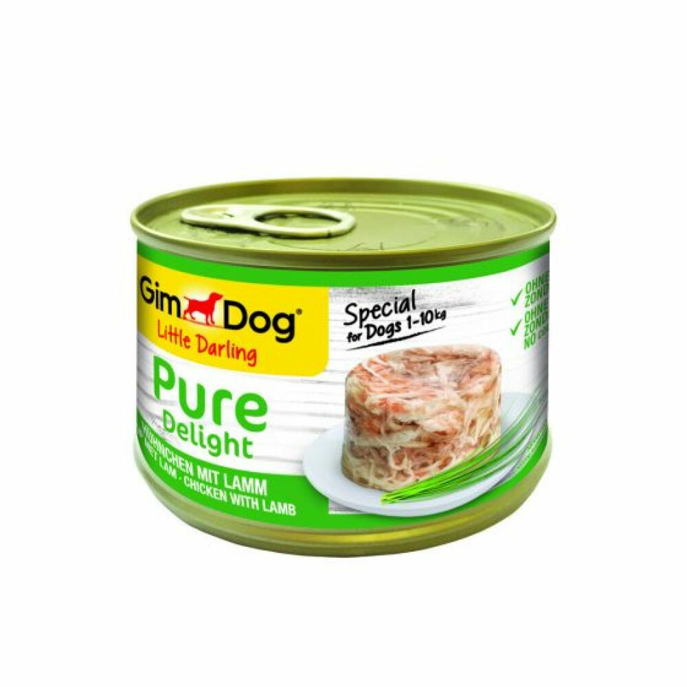GimDog Little Darling Pure Delight Kip - Lam150 gr