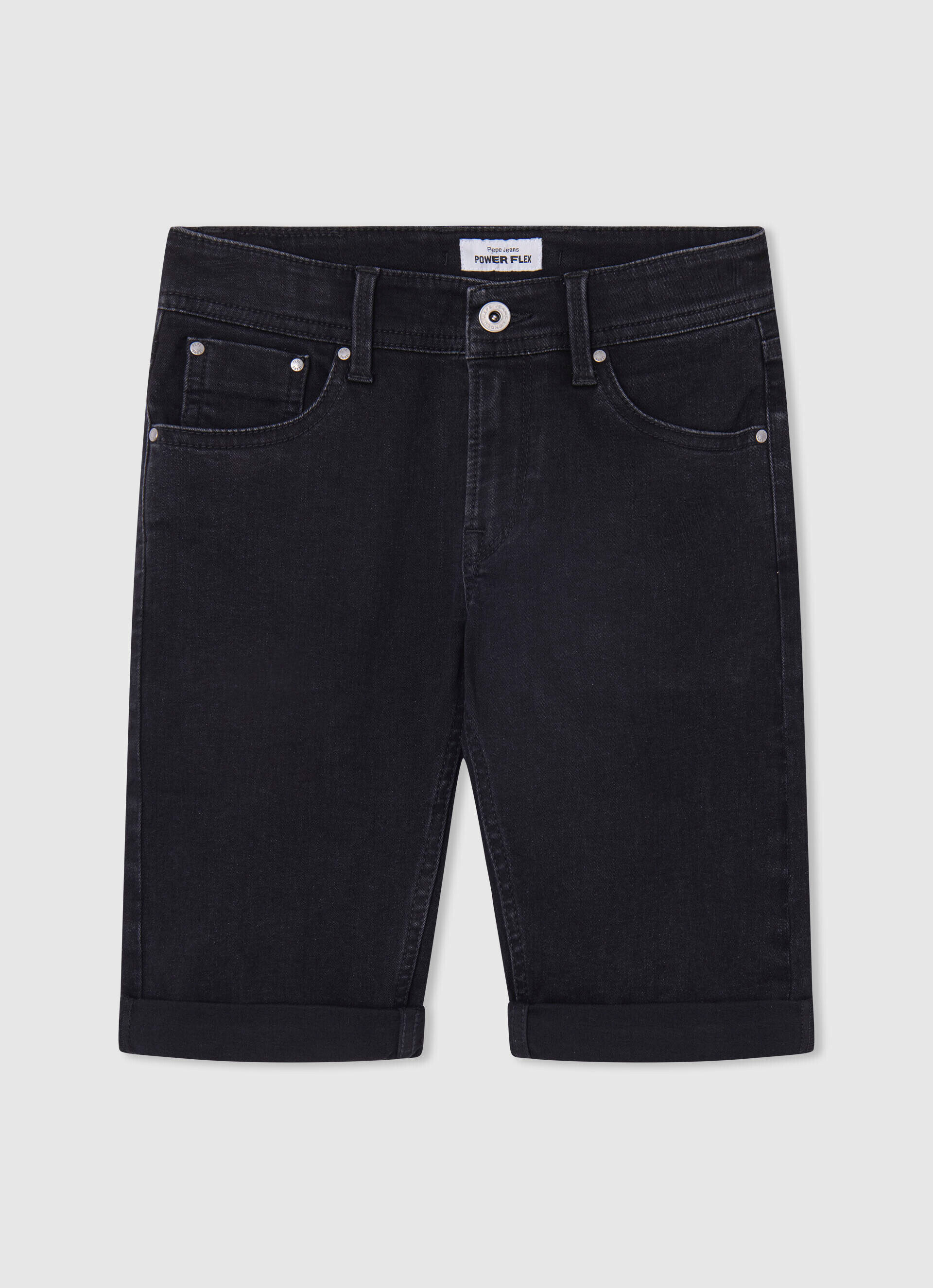 BERMUDA DENIM FIT SLIM - denim