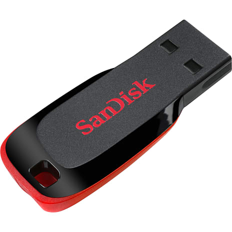 SanDisk usb 2.0 blade 128GB - sort