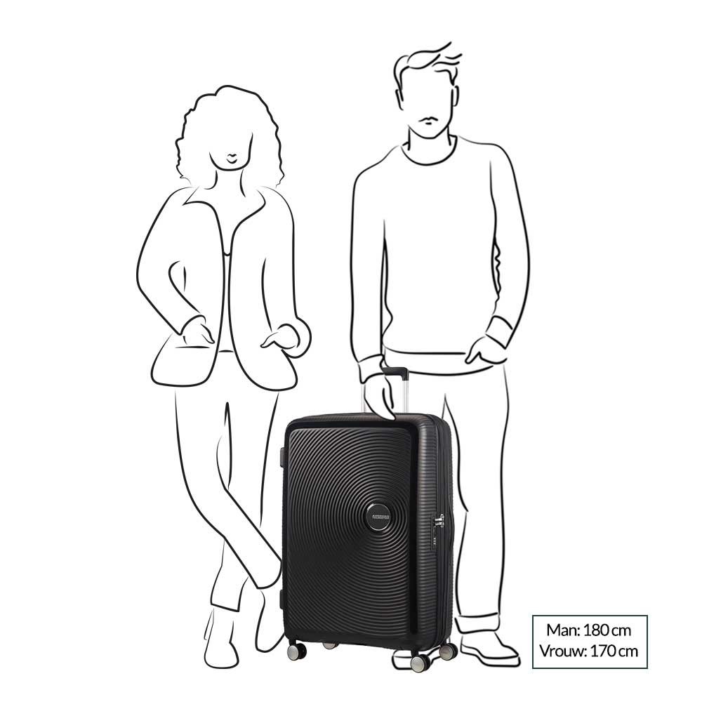 American Tourister Soundbox Spinner 77 Expandable midnight navy