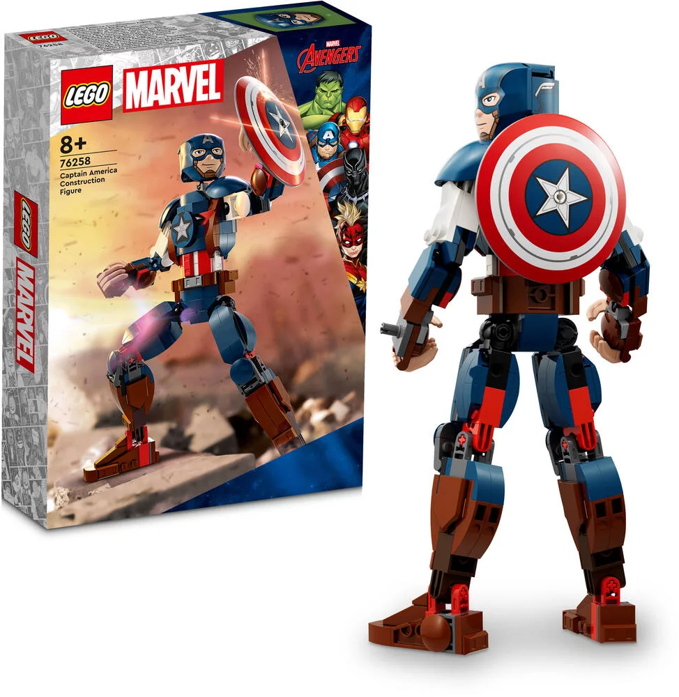 LEGO®MARVEL SUPER HEROES™76258 - LA FIGURINE DE CAPTAIN AMERICA