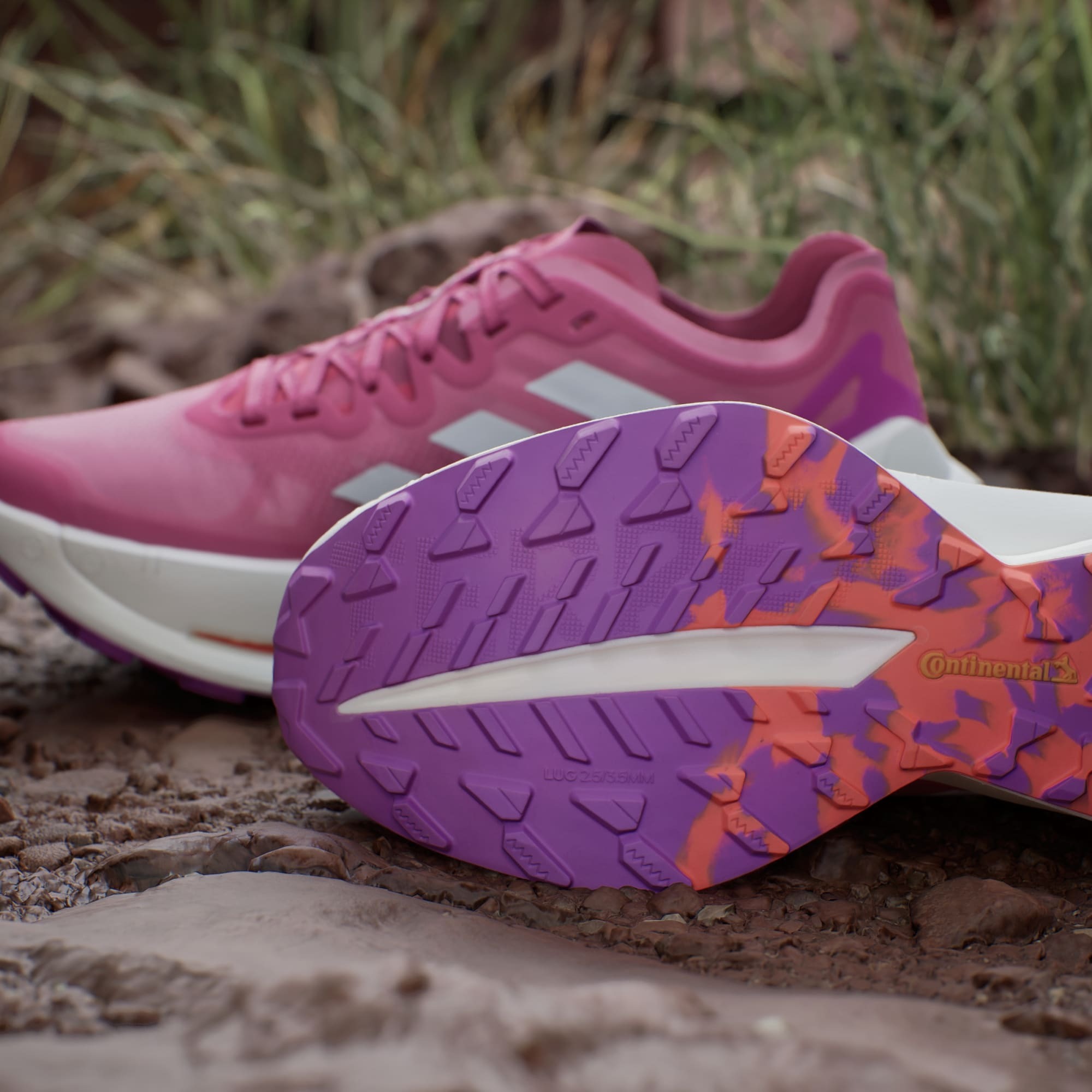Terrex Agravic Speed Ultra Dame Pink Fusion/Crystal White/Purple Burst