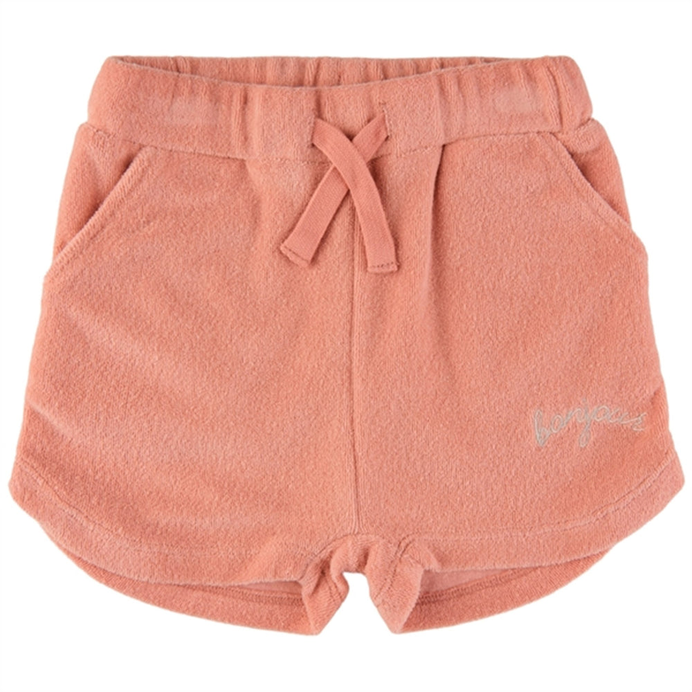 Peach Beige Gertrud Terry Shorts