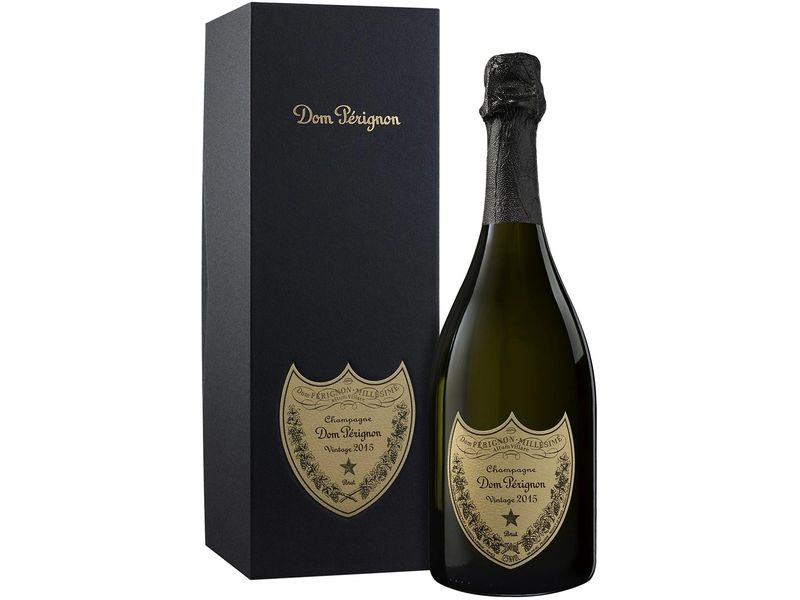 Dom Pérignon Champagner Blanc Vintage 2015 0.75 l Eleganter Schaumwein aus Frankreich
